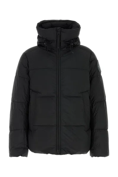 CANADA GOOSE CANADA GOOSE BLACK NYLON CROFTON DOWN JACKET