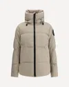 Canada Goose Matte Finish Puffer Jacket With High Collar In Neutral