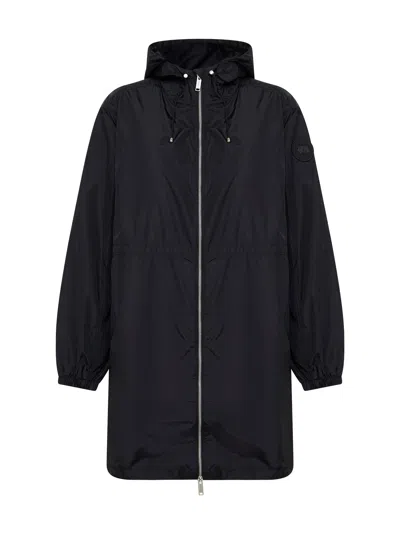 Canada Goose Lume Hooded Parka Elasticated Waist Design In Black