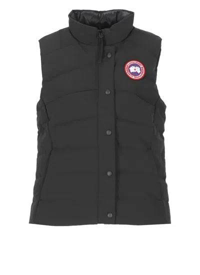 Canada Goose Black Padded And Quilted Woman's Husky