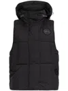 Canada Goose Weste Mit Logo-patch In Black