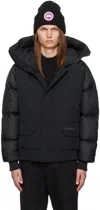 Canada Goose Long-sleeved Down Jacket In Black - Noir