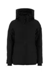 Canada Goose Black Polyester Blend Chelsea Parka In Black