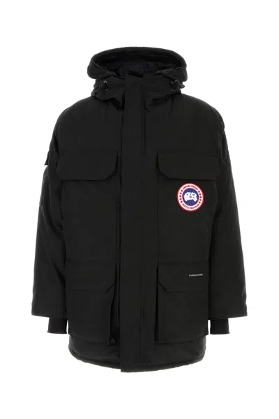 CANADA GOOSE CANADA GOOSE BLACK POLYESTER BLEND EXPEDITION DOWN JACKET