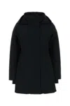 Canada Goose Black Polyester Blend Leslie Down Jacket In Black