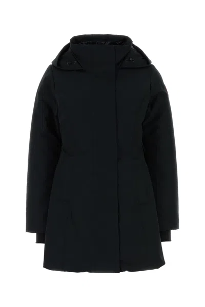 Canada Goose Black Polyester Blend Leslie Down Jacket