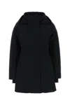 Canada Goose Black Polyester Blend Leslie Down Jacket In Black