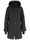 Canada Goose Black Polyester Blend Parka Women In Black