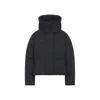 Canada Goose Cropped Puffer Jacket With Concealed Zipper In Black