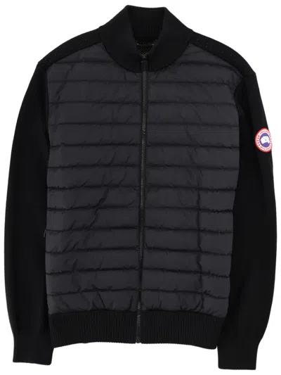 Canada Goose Down-merino Wool Hybridge Puffer Jacket In Black