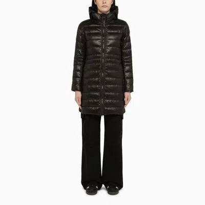 Canada Goose Black Quilted Nylon Down Jacket For Women
