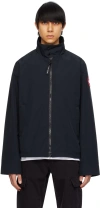 Canada Goose Navy Rosedale Jacket In Black - Noir