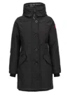 Canada Goose Rossclair Water Resistant 625 Fill Power Down Parka In Black