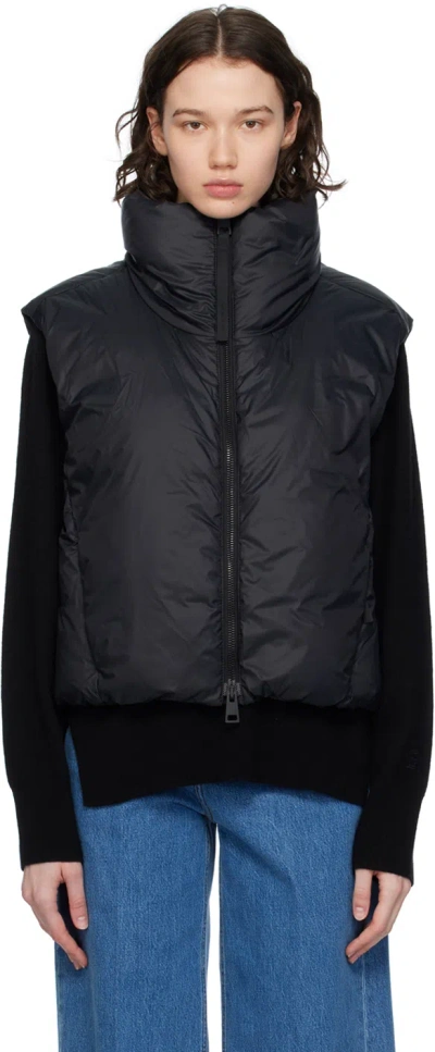 Canada Goose Black Spessa Down Vest In 61 Black