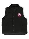 Canada Goose Black Vanier Quilted Gilet In Black