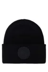 Canada Goose Black Wool Arctic Beanie Hat In Black