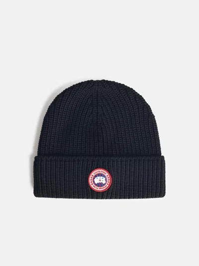 Canada Goose Black Wool Beanie
