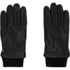 Canada Goose Workman Leather Tech Gloves In Black