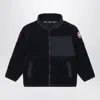 Canada Goose Simcoe Wool-blend Fleece Jacket In Black