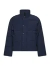 Canada Goose Blue Bayview Parka In Burgundy