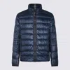 Canada Goose Padded And Quilted Nylon Jacket In Atlantic Navy