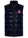 CANADA GOOSE BLUE NYLON CROFTON VEST