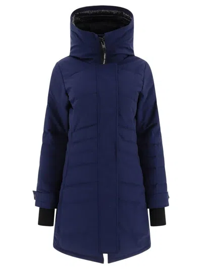 Canada Goose Blue Parka Jacket For Women In Navy
