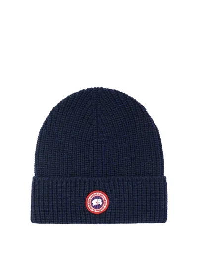 Canada Goose Blue Wool Hat
