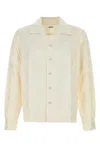 Bode Off White Jacquard Football Shirt In Neutral