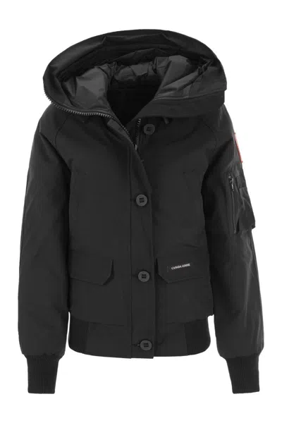 Canada Goose Chilliwack - Hooded Bomber Jacket In Black