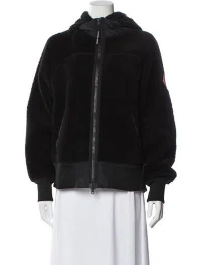 Pre-owned Canada Goose Bomber Jacket In Black