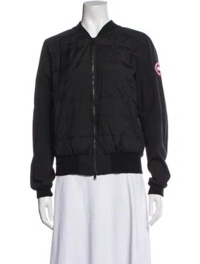Pre-owned Canada Goose Bomber Jacket In Black