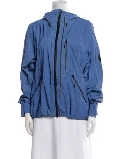 Pre-owned Canada Goose Bomber Jacket In Blue