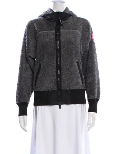 Pre-owned Canada Goose Bomber Jacket In Gray