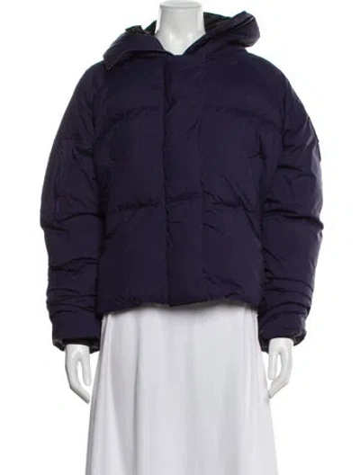 Pre-owned Canada Goose Bomber Jacket In Purple