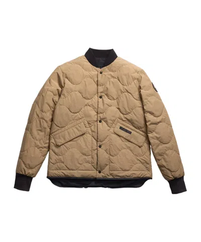 Canada Goose Boswell Reversible Liner Jacket Black Label In Desert Sand/black
