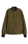 Canada Goose Boswell Water Repellent Reversible 750 Fill Power Down Liner Jacket In Military Green-vert Militaire