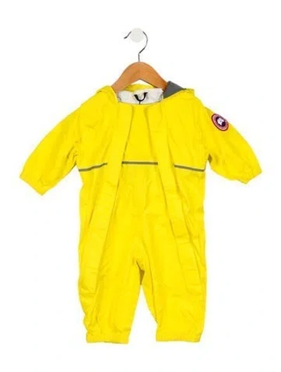 Pre-owned Canada Goose Boys' Baby Duckling Suit In Yellow