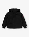 Canada Goose Boys Black - Noir Kids Logo-patch Padded Shell-down Jacket 2-7 Years In Black - Noir