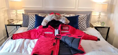 Pre-owned Canada Goose Brand Grey Label Edition "red"  Resolute Men "xxl" Parka Jacket