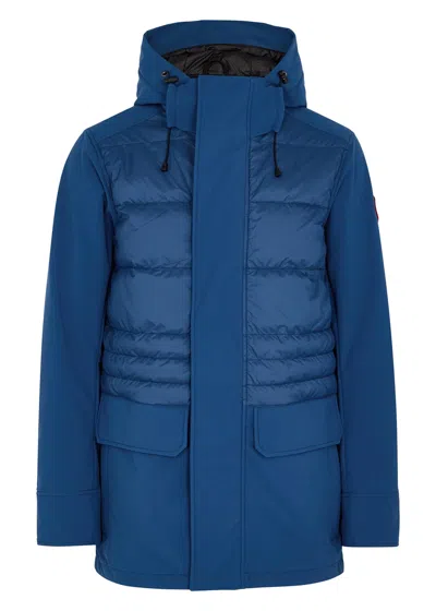 Canada Goose Breton Blue Quilted Tri-durance Shell Jacket