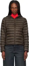 Canada Goose Brown Aethera Hoodie Down Jacket In Brown