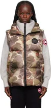 Canada Goose Brown Everett Vest In 1550 Botanical Print