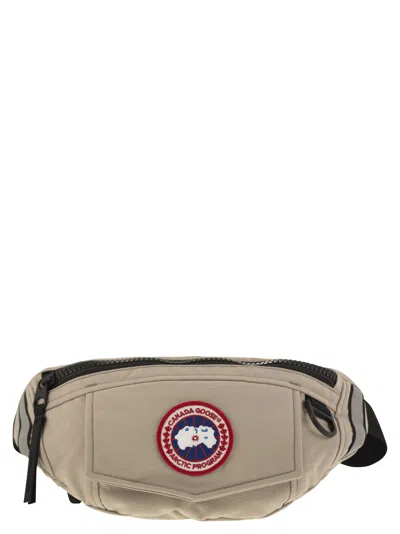 Canada Goose Bum Bag With Patch And Logo In Stone