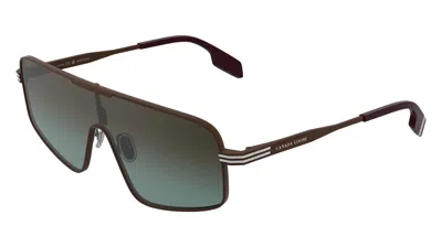 Canada Goose Burgundy Blue Gradient Shield Unisex Sunglasses Gc25502se 601 58 In Brown