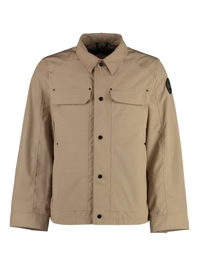 Canada Goose Burnaby Core Button-fastening Jacket In Brown