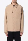 Canada Goose Burnaby Techno Fabric Jacket In Beige
