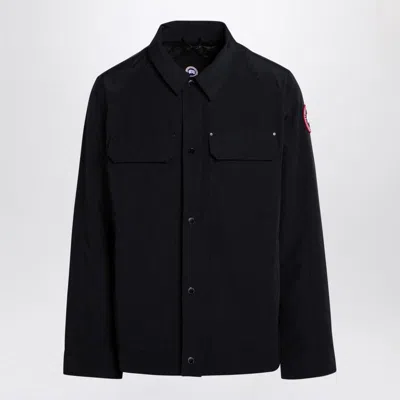 Canada Goose Burnaby Shirt Jacket In Black