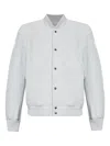 Canada Goose Button Bomber Jacket In Gray