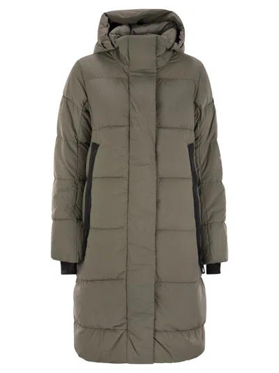 Canada Goose Byward - Down Jacket With Black Logo In Green